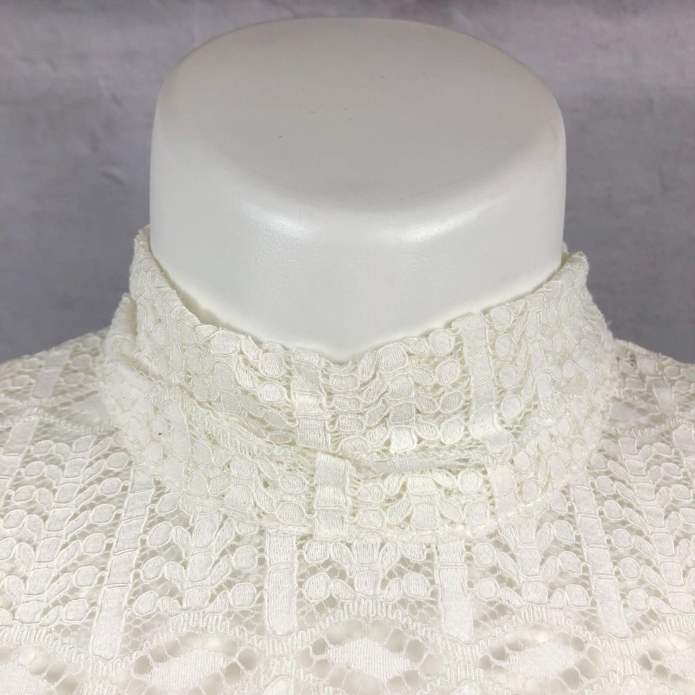 Champagne & Strawberry Cream Lace long sleeve mutt - Picture 6 of 13